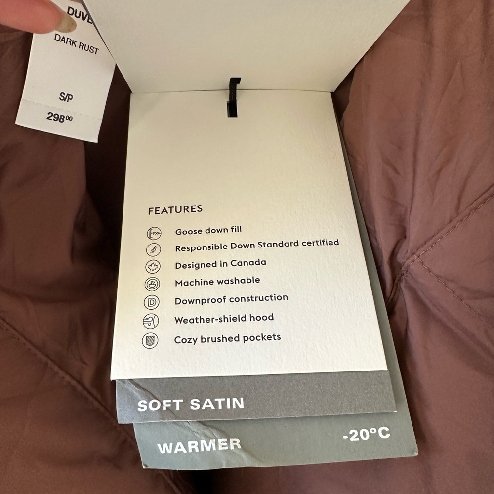 Aritzia Babaton The Duvet Puffer Mid in Chocolate - Picture 11 of 17